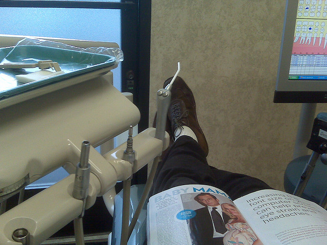 u dentysty podczas wizyty